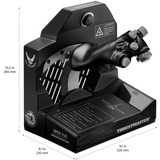 Thrustmaster VIPER TQS Noir USB Joystick PC, Schubregler Noir, Joystick, PC, Avec fil, USB, Noir, Cable