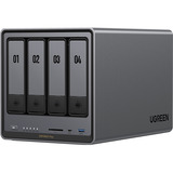 UGREEN DX4800 Plus + 4x 8 TB Seagate IronWolf HDD Bundle, NAS 