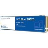 WD Blue SN570, 500 Go SSD Bleu/Blanc, WDS500G3B0C, M.2 2280, PCIe Gen3 x4