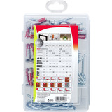 fischer 544399, Cheville Gris clair/Rouge