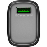 goobay Chargeur rapide USB-A QC (18 W) Noir
