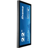 iiyama ProLite TF2234MC-B7AGB, Affichage public Noir, 54,6 cm (21.5"), 1920 x 1080 pixels, Full HD, LED, 8 ms, Noir