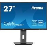 iiyama ProLite XUB2797QSN-B2 écran plat de PC 68,6 cm (27") 2560 x 1440 pixels Quad HD LED Noir Moniteur  Noir (Mat), 68,6 cm (27"), 2560 x 1440 pixels, Quad HD, LED, 1 ms, Noir