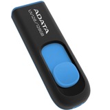 ADATA DashDrive UV128 128GB lecteur USB flash 128 Go USB Type-A 3.2 Gen 1 (3.1 Gen 1) Noir, Bleu, Clé USB Noir/Bleu, 128 Go, USB Type-A, 3.2 Gen 1 (3.1 Gen 1), 90 Mo/s, Slide, Noir, Bleu