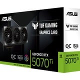 ASUS TUF Gaming GeForce RTX 5070 Ti OC, Carte graphique 2x HDMI, 3x DisplayPort