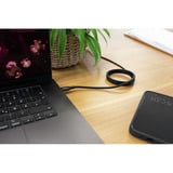 Ansmann Câble en silicone USB-C vers USB-C Noir