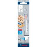 Bosch 2 608 657 608 Lame de scie sauteuse, à chantourner et sabre Lames de scie sabre Bimétal 5 pièce(s) Lames de scie sabre, Panneau aggloméré, Bois de construction, Bois de construction avec clous, Plastique renforcé en..., Bimétal, Blanc, 5 - 8, 3,2 mm