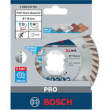 Bosch PRO Disque diamant X-LOCK MultiMatériaux, Ø 125 mm, Disque de coupe 