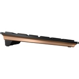 CHERRY DW 9100 SLIM clavier Souris incluse Universel RF sans fil + Bluetooth AZERTY Français Noir set de bureau Noir, Layout FR (AZERTY), Technologie SX, 100%, Sans fil, RF sans fil + Bluetooth, AZERTY, Noir, Souris incluse