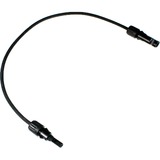  Câble de rallonge solaire 6mm², prise - douille 1 mètre, 0%, Câble d'extension Noir