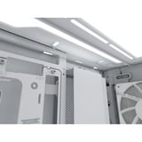 Corsair FRAME 4000D WOOD RS boîtier midi tower Blanc/bois | 2x USB-A | 1x USB-C | RGB | Verre Trempé