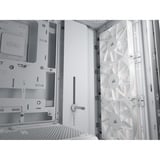 Corsair FRAME 4000D WOOD RS boîtier midi tower Blanc/bois | 2x USB-A | 1x USB-C | RGB | Verre Trempé