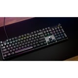 Corsair clavier gaming Noir, Layout DE, Corsair Red