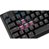 Corsair clavier gaming Noir, Layout DE, Corsair Red