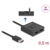 DeLOCK 18906, Switch de DisplayPort Noir