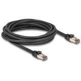 DeLOCK Câble réseau RJ-45 Cat.6a U/FTP ultra flexible Noir