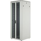 Digitus Armoire réseau série Unique - 800x800 mm (LxP), Armoire informatique Gris clair