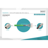 Digitus Câble d'installation professionnel Cat.8.2 S/FTP simplex, Dca Vert
