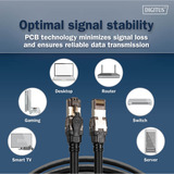 Digitus Câble de raccordement Cat 8.1 S-FTP 5 mètres Noir