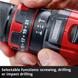 EINHELL TE-CD 18/44 Li-i, 4514287, Perceuse à percussion Noir/Rouge