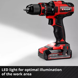 EINHELL TE-CD 18/44 Li-i, 4514287, Perceuse à percussion Noir/Rouge