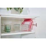 Emsa CLIP & CLOSE N10406 Rectangulaire Boîte 0,7 L Transparent 1 pièce(s) Transparent/Rouge, Boîte, Rectangulaire, 0,7 L, Transparent, Verre, 420 °C