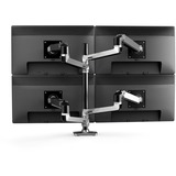 Ergotron Bras empilable double LX avec trépied haut, Support de moniteur Aluminium, Pince, 20 kg, 101,6 cm (40"), 100 x 100 mm, Réglage de la hauteur, Aluminium