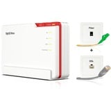 FRITZ! 5690 Pro Routeurs sans fil, Routeur fibre optique Box 5690 Pro, Wi-Fi 7 (802.11be), Tri-bande (2,4 GHz / 5 GHz / 5 GHz), Ethernet/LAN, Blanc, Routeur