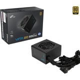 FSP Vita unité d'alimentation d'énergie 20+4 pin ATX ATX Noir alimentation 650 watt 4x PCIe, 650 W, 100 - 240 V, 50/60 Hz, 8-4 A, Actif, 100 W