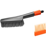 GARDENA Kit de nettoyage Cleansystem avec brosse à main S Soft, barres de savon, Brosses de lavage Gris, 18860-20