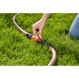 GARDENA Raccord de tuyau avec vanne de régulation  Gris/Orange, Connecteur de tuyau, 3/4", Femelle/Femelle, 1 pièce(s)
