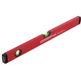 GEDORE Niveau à bulle Red en aluminium, 60 cm, 2 fioles, Niveau à bulle d'air Rouge