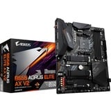 GIGABYTE AORUS B550 ELITE AX V2 carte mère socket AM4 Gris foncé, RAID, 2.5 Gb-LAN, WLAN, BT, Sound, ATX