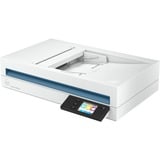 HP Scanjet Pro N4600 fnw1 Scanner à plat et chargeur automatique 1200 x 1200 DPI A5 Blanc Blanc, 216 x 356 mm, 1200 x 1200 DPI, 40 ppm, 40 ppm, 80 ipm, 80 ipm