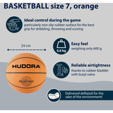 HUDORA Basketball Set Slam It, Panier de basket 