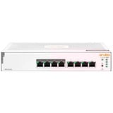 Hewlett Packard Enterprise Aruba Instant On 1830 8G 4p Class4 PoE 65W Géré L2 Gigabit Ethernet (10/100/1000) Connexion Ethernet, supportant l'alimentation via ce port (PoE) 1U, Switch Géré, L2, Gigabit Ethernet (10/100/1000), Connexion Ethernet, supportant l'alimentation via ce port (PoE), Grille de montage, 1U