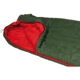 High Peak Sac de couchage momie Pak 1000 ECO Vert foncé/Rouge