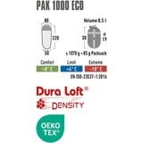 High Peak Sac de couchage momie Pak 1000 ECO Vert foncé/Rouge