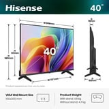 Hisense 40A49S 40" TV LED Noir
