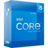 Intel® Core i5-12600K, 3,7 GHz (4,9 GHz Turbo Boost) socket 1700 processeur "Alder Lake", unlocked, processeur en boîte