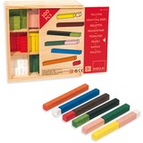 Jumbo Règlettes 10X10 Boîte Collectivités 300 Pcs, Jeu d'apprentissage Goula Règlettes 10X10 Boîte Collectivités 300 Pcs, 3 an(s), Bois, Multicolore