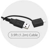 Kensington VeriMark Desktop 2.0 Clé d'Empreinte Digitale, Clé USB Noir, 1,48 kg, 130 mm, 115 mm, 40 mm, 5 pièce(s)