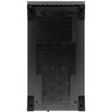 Krux Palum boîtier midi tower Noir/bois | 2x USB-A | 1x USB-C | Verre Trempé