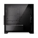 Krux Palum boîtier midi tower Noir/bois | 2x USB-A | 1x USB-C | Verre Trempé