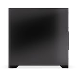 Krux Palum boîtier midi tower Noir/bois | 2x USB-A | 1x USB-C | Verre Trempé