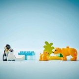 LEGO DUPLO City - Familles d'animaux sauvages: pingouins et lions, Jouets de construction 10442 - Familles d'animaux sauvages