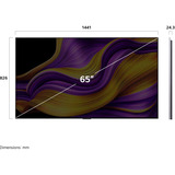 LG  65" Ultra HD TV OLED Argent/Noir