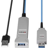 Lindy Câble USB 3.0 à fibre optique, Câble d'extension 