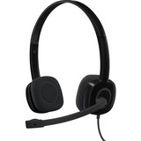 Logitech H151, Casque/Écouteur Noir