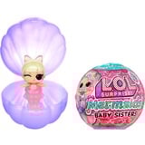 MGA Entertainment Mermaids! Baby Sisters with Color Tails, Figurine L.O.L. Surprise! Mermaids! Baby Sisters with Color Tails, Mini poupée, Femelle, 4 an(s), Garçon/Fille, Multicolore